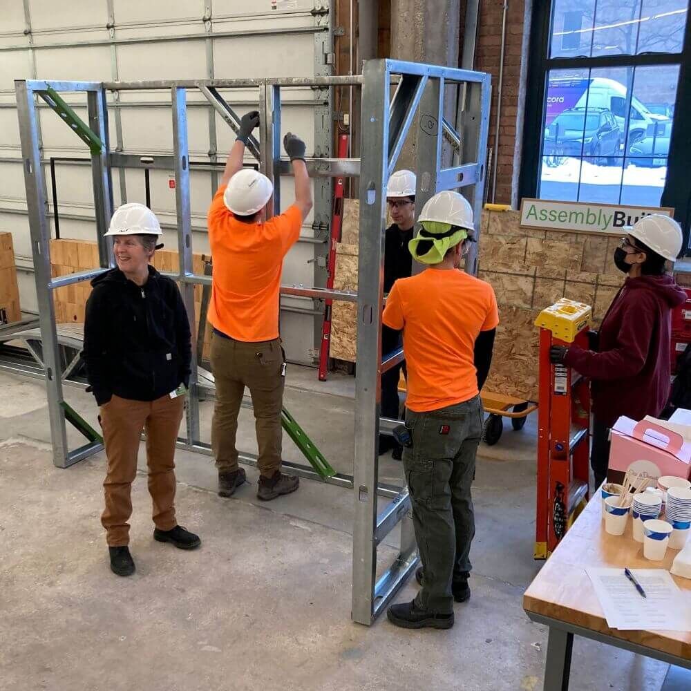 Wall Panels Going Up-Square